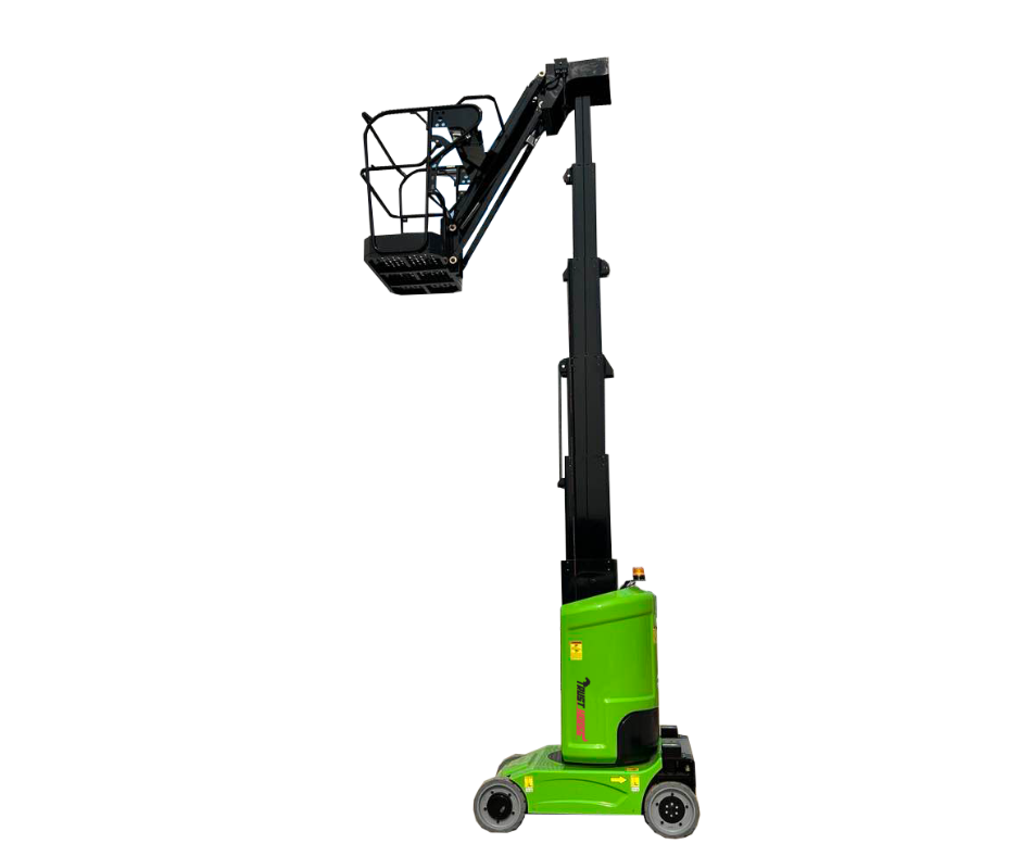 Xe Nâng Người Lối Đi Hẹp Vertical Mast Lift with Jib Trust Horse M9.2J 